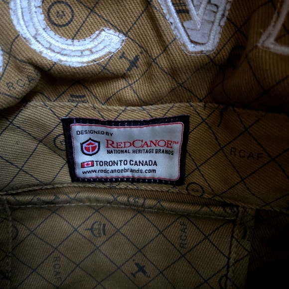 Red Canoe | RCAF Brown Messenger Bag - Picture 8 of 14